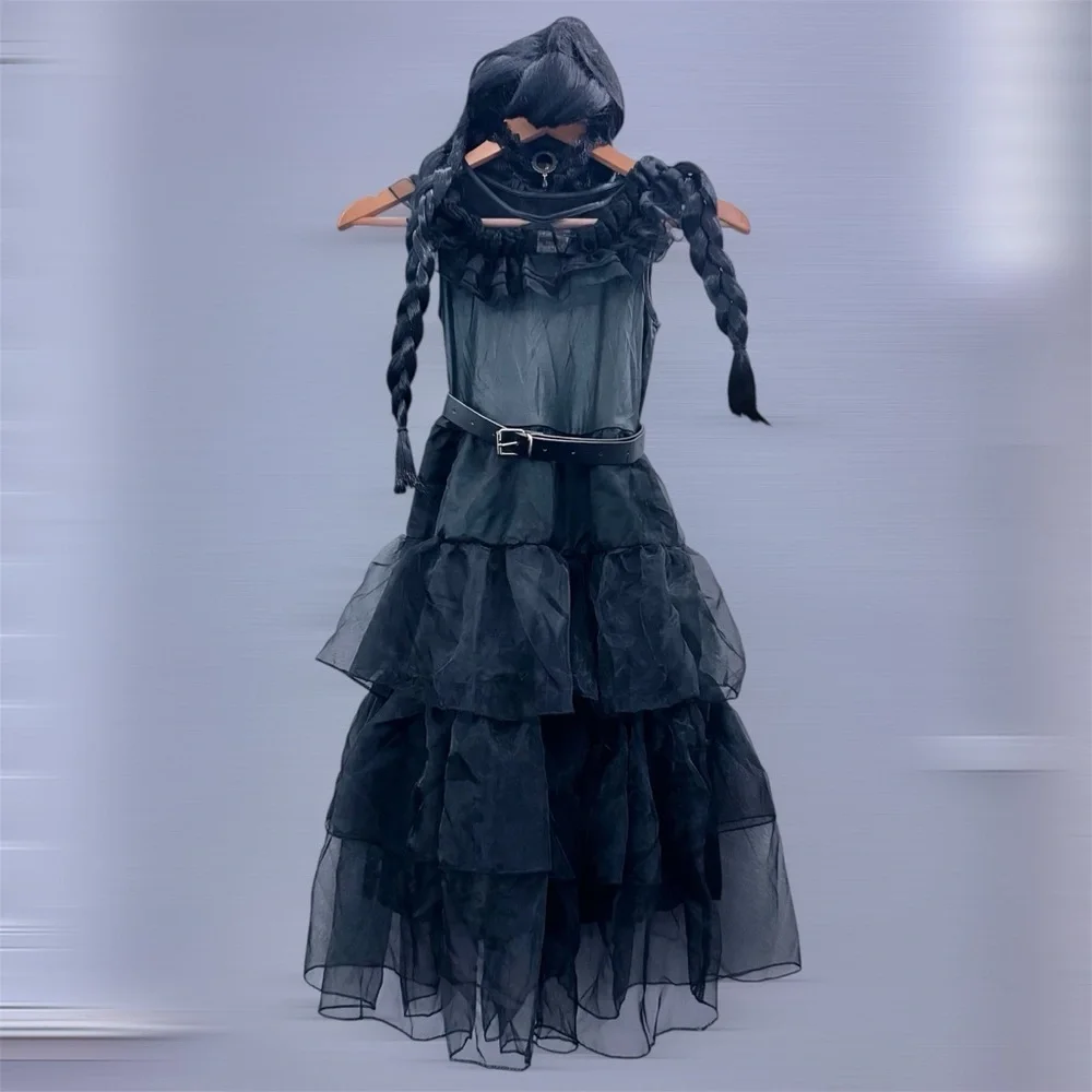 Spooktacular Creations Wednesday Prom Dress M (8-10)